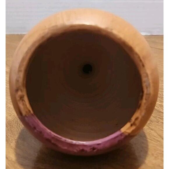 Peruvian Clay Roly Poly Mary & Joseph Figurines Set Of 2 - 5" Tall 4" Wide Each - Picture 12 of 13